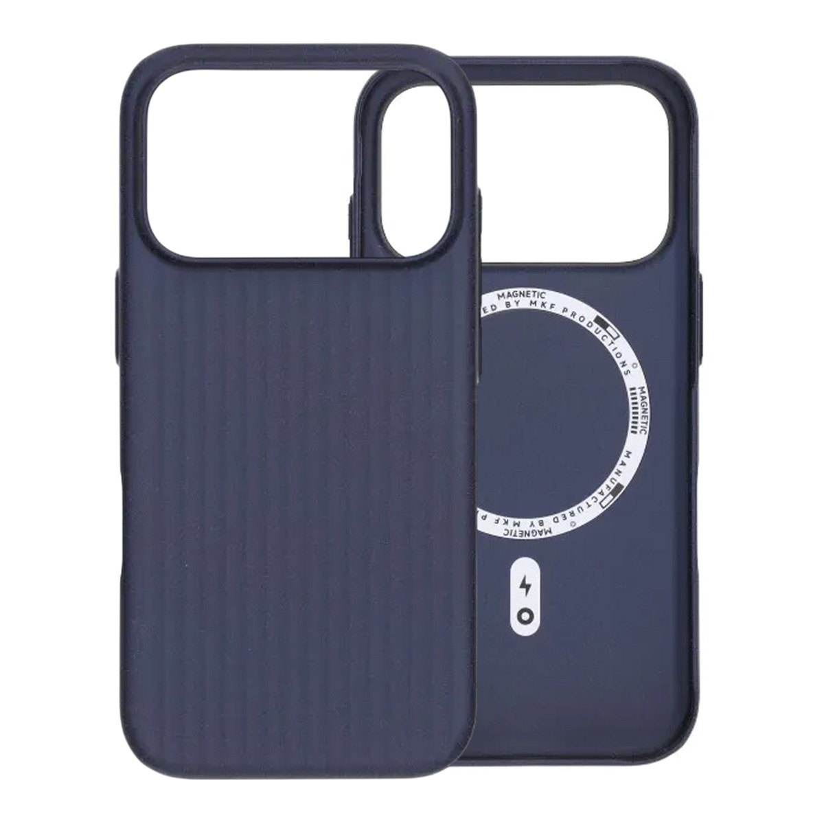 corrugated rock sand magnetic case iphone 17 pro blue 3