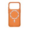 corrugated rock sand magnetic case iphone 17 pro orange 2 1