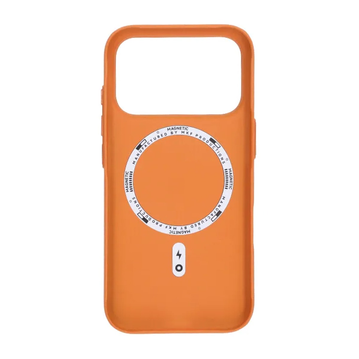 corrugated rock sand magnetic case iphone 17 pro orange 2 1