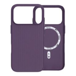 corrugated rock sand magnetic case iphone 17 pro purple 3