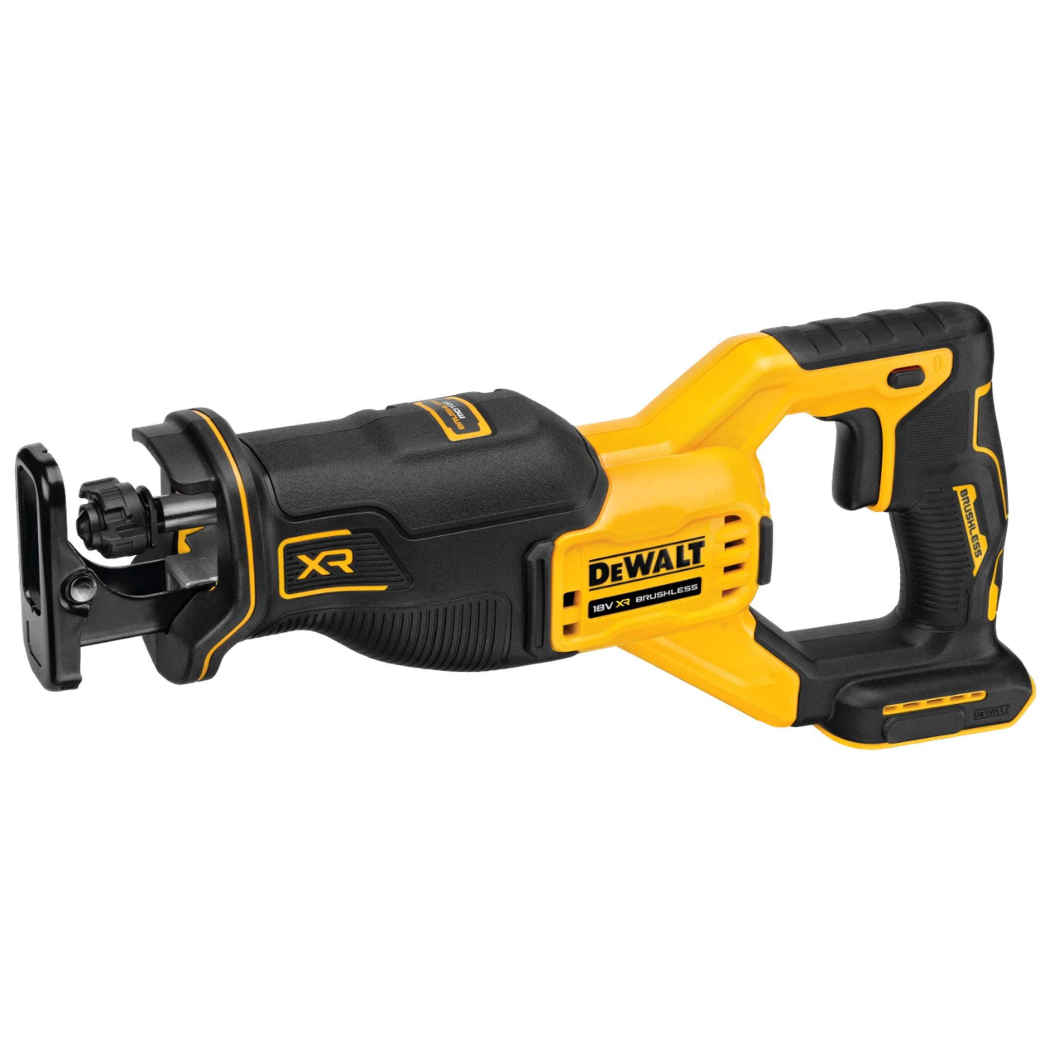 DeWALT DCS382N-XJ 18V XR Bajonettsåg Solo – Utan Batteri – framsida från sidan