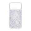 diamond quicksand magnetic case for iphone 17 pro max white 1
