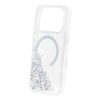 diamond quicksand magnetic case for iphone 17 pro max white 3
