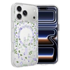 flower series magsafe case iphone 17 pro lavender blooms 3