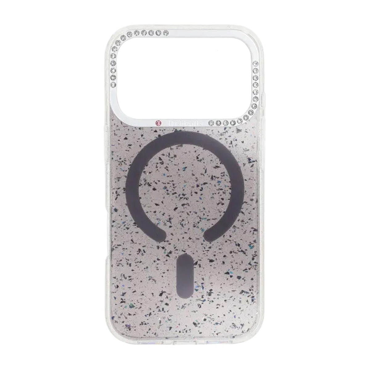 glitter diamond magnetic case iphone 17 pro black 1