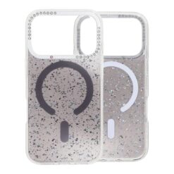 glitter diamond magnetic case iphone 17 pro black 3