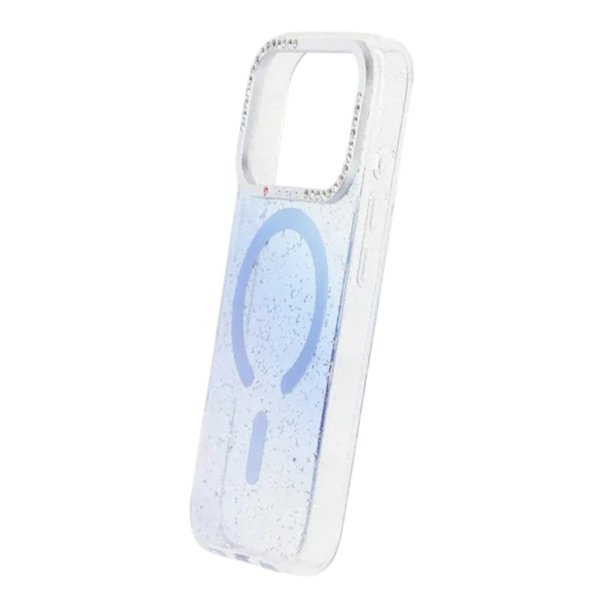 glitter diamond magnetic case iphone 17 pro blue 4