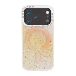 glitter diamond magnetic case iphone 17 pro gold 1