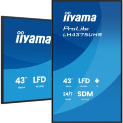 iiyama ProLite LH4375UHS-B2AG 43 tum 4K IPS digital signage framifrån