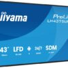 iiyama 43″ IPS signage bakvy med SDM-L PC-slot