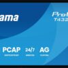 iiyama 43″ interaktiv PCAP-pekskärm i huddle room