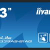 iiyama 43″ kommersiell touch i kiosk med 40-punkts PCAP