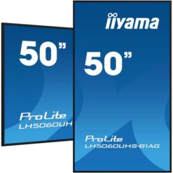 iiyama 50 tum 4K IPS digital signage framifrån
