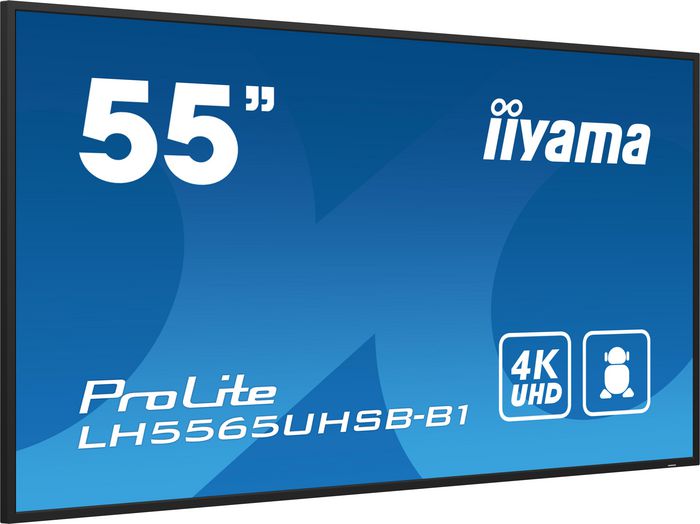 iiyama LH5565UHSB-B1 55 tum Android 11 digital signage vy 3