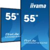 iiyama ProLite LH5560UHS-B2AG 55 tum 4K slim signage 39 mm djup framifrån