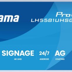 iiyama 55″ Gallery Line digital signage i konstgalleri med Zero Gap