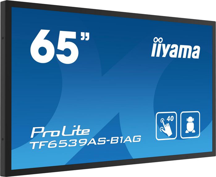 iiyama 65″ touchbord face-up läge för museum och kollaborativa ytor