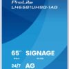 iiyama LH6581UHSG-1AG 65 tum vit signage-skärm sidovy slim design