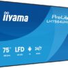 iiyama LH7564UHS-B1AG 75 tum VA DLED Android 14 digital signage vy 3