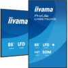 iiyama ProLite LH8675UHS-B2AG 86 tum 4K UHD digital signage framifrån