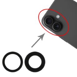 iPhone 16/16 Plus Kameraglas med Tejp – montering
