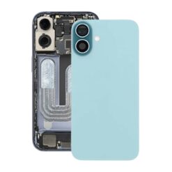 iPhone 16 Plus Baksida Glas med Magnet och Kameralins - Grön