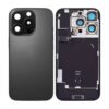 iPhone 16 Pro Baksida Glas med smådelar - Svart Titan