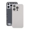 iPhone 16 Pro Max Baksida Glas Komplett OEM - Naturlig Titan