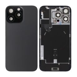 iPhone 16 Pro Max Baksida Glas - Svart