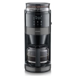 Severin Kaffebryggare med kvarn Dark Inox KA 4830
