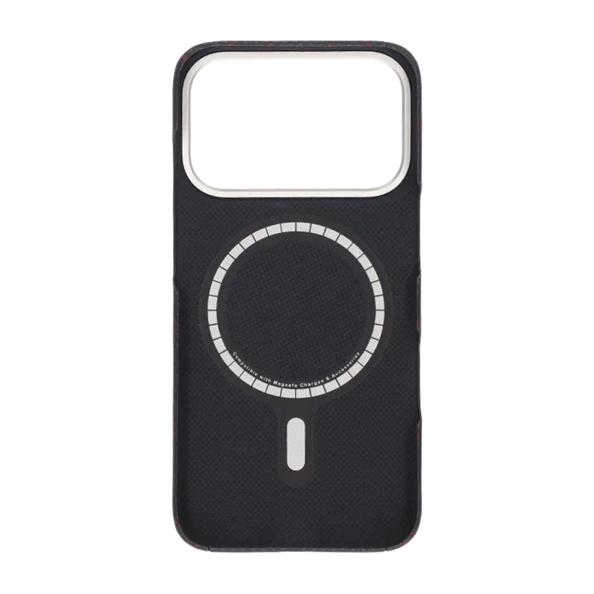 kevlar woven magnetic case iphone 17 pro black check 2