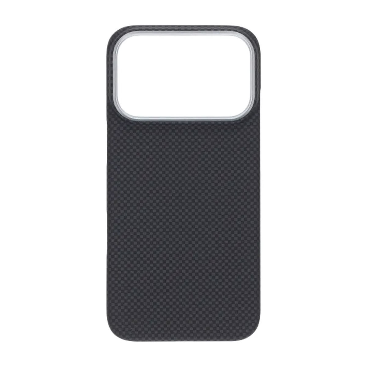 kevlar woven magnetic case iphone 17 pro black plain weave 1