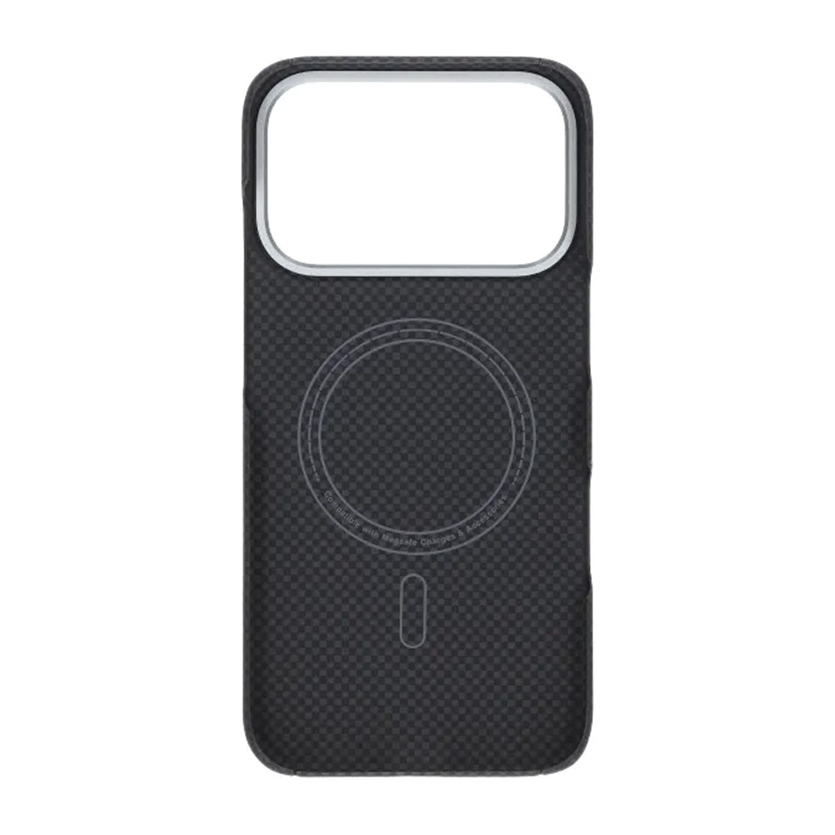kevlar woven magnetic case iphone 17 pro black plain weave 2
