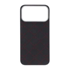 kevlar woven magnetic case iphone 17 pro max black check 1
