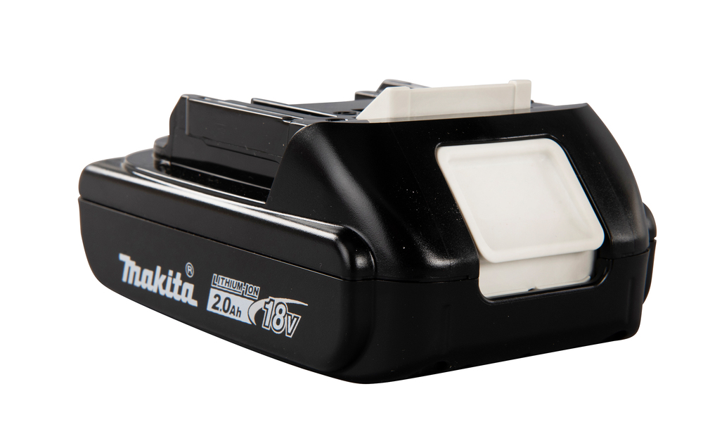 Makita BL1820B 18V LXT batteri 2,0Ah sett från ett annat håll