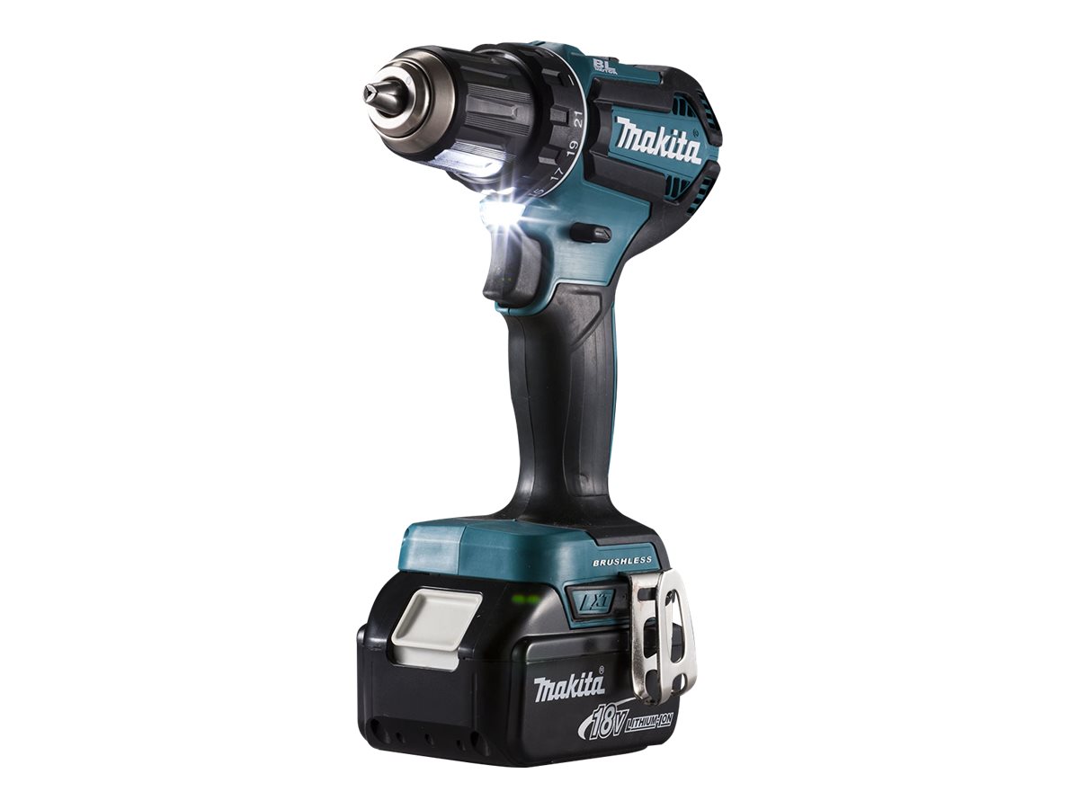 Makita DDF485RFJ Borr-/Skruvmaskin 18V LXT – 2x3Ah & Väska – bild 2