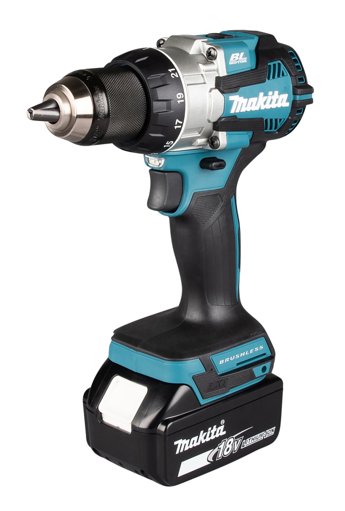 Makita DDF489Z borrskruvdragare 18V LXT med kolborstfri motor, batteriet på bilden ingår inte