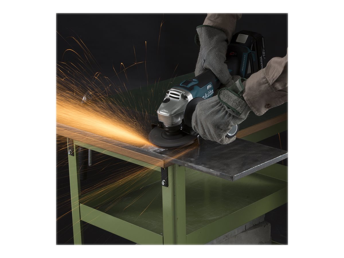 Makita DGA506ZJ Vinkelsliber 18V Batteri og lader ikke inkluderet