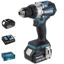 Makita DHP489RTJ 18V LXT Slagboremaskine 2x5Ah