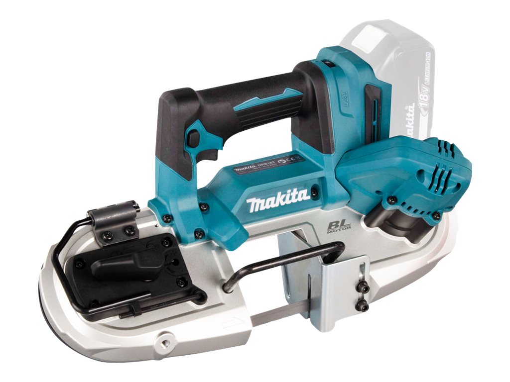 Makita DPB183Z Transportabel båndsav' 18V Batteri og lader ikke inkluderet