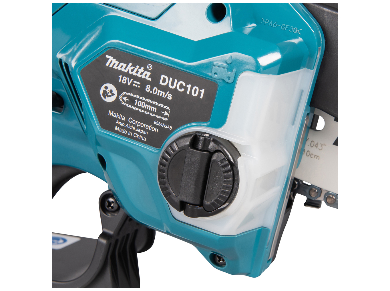 Makita DUC101Z01 Motorsåg 18V – Batteridrivet utan Batteri – bild 5
