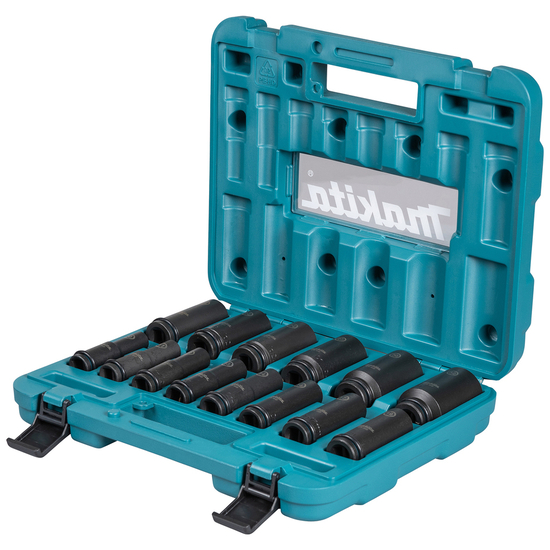 Makita E-16586 Impact Black Hylsnyckelsats – 14 delar