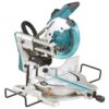 Makita LS1019L kap- och geringssåg med skjutbar gejd sedd snett framifrån