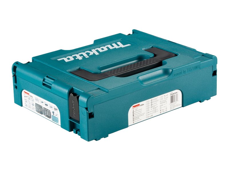 Makita E-08713 Verktygssätt 120 Delar – Komplett Handverktygssats – bild 4