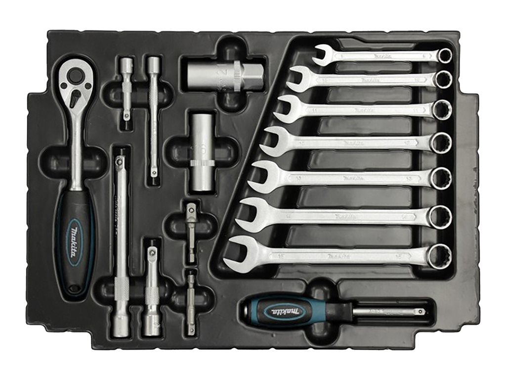 Makita E-08713 Verktygssätt 120 Delar – Komplett Handverktygssats – bild 7