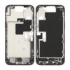 Mittenram med smådelar för iPhone 16 Pro Max - Svart Titan OEM