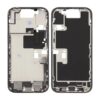 Mittenram med smådelar för iPhone 16 Pro - Vitt Titan OEM