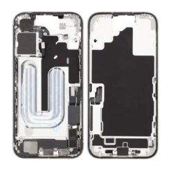 Mittenram med smådelar för iPhone 16 - Vit OEM