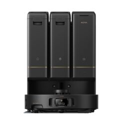 Basstation och robotdammsugare MOVA Z50 Ultra sedda framifrån