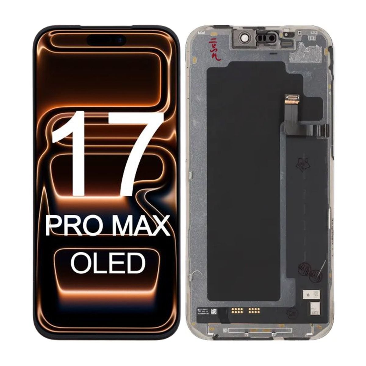 iPhone 17 Pro Max Skärm Original OLED
